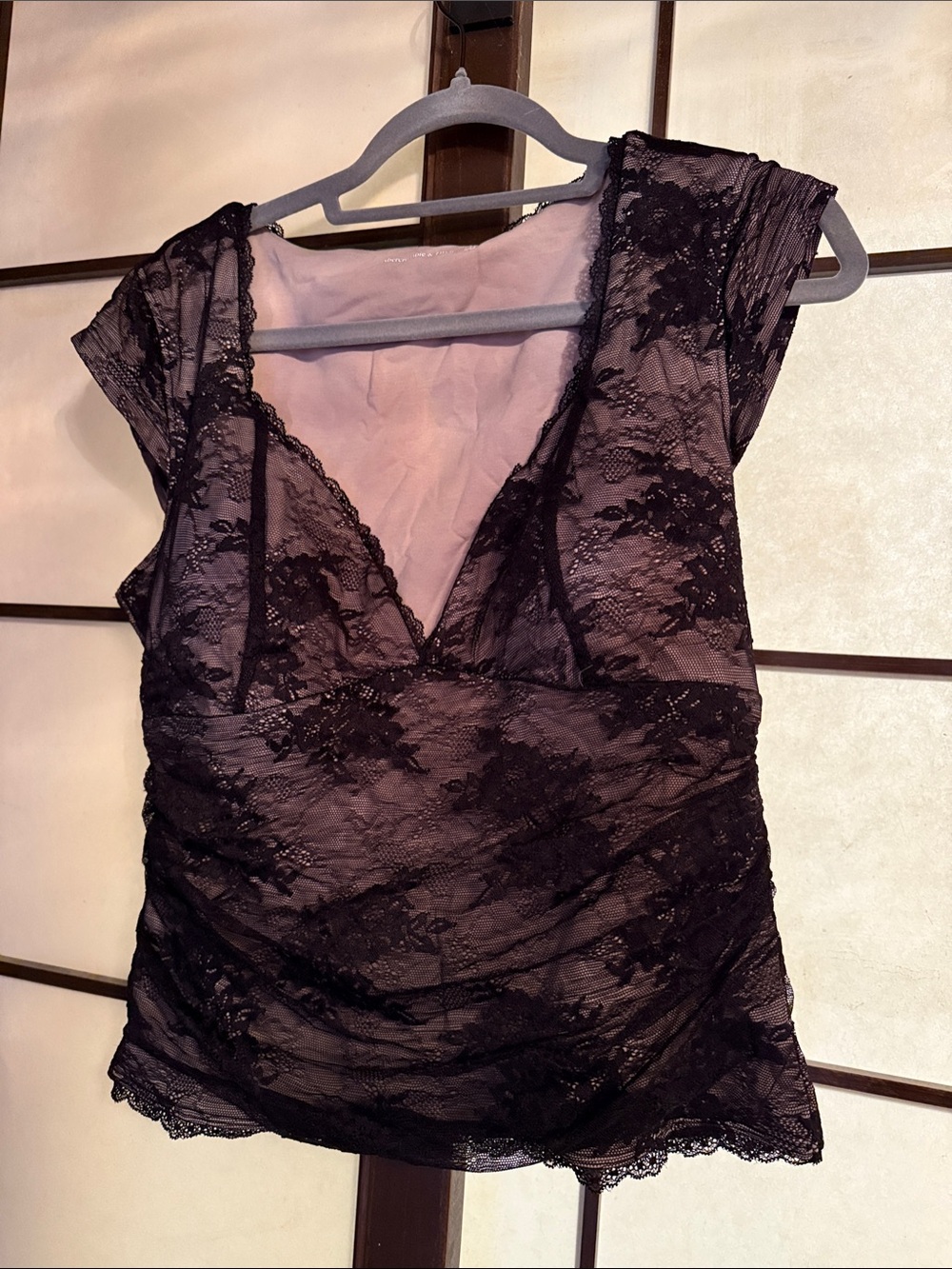 Abercrombie Zoe Bra-Free Lace Top